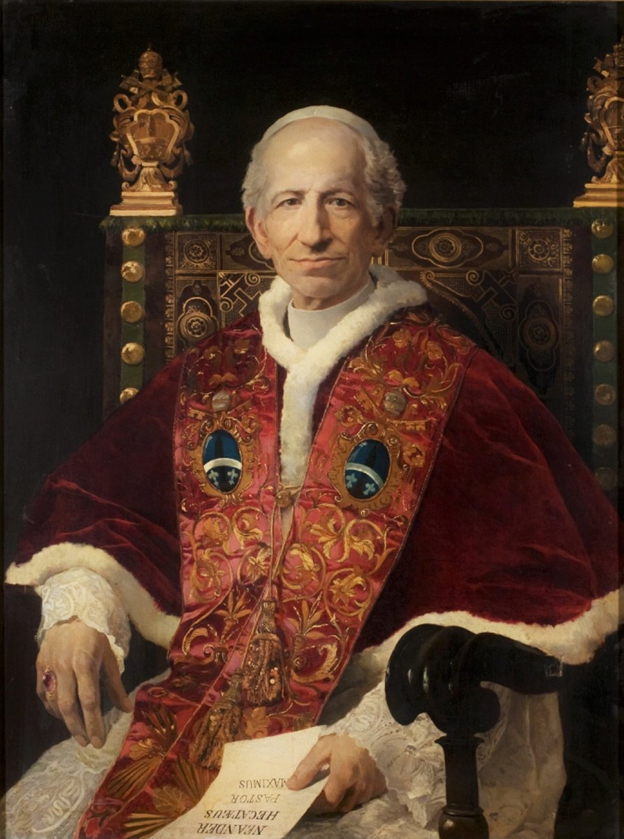 Portrait placeholder for Pope Leo XIII